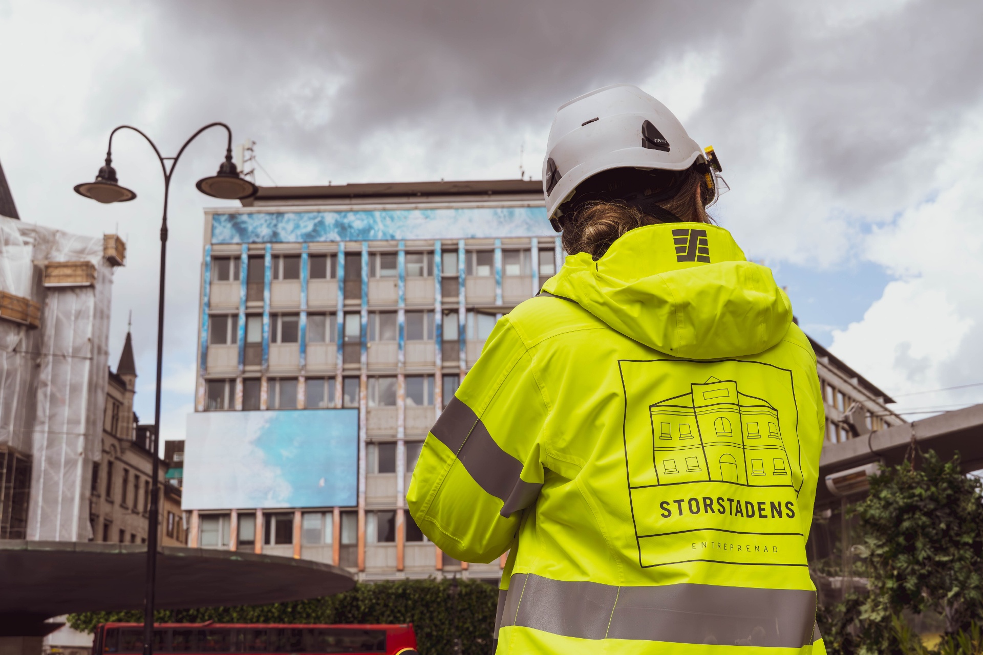 Storstadens medarbetare framför projektet